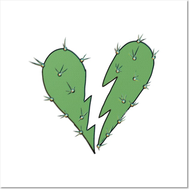 Cute Cactus Not A Hugger Wall Art by ROLLIE MC SCROLLIE